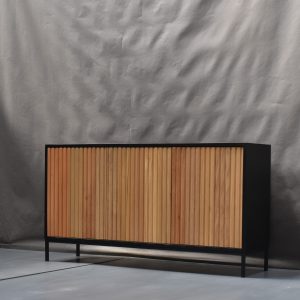 BUFFET NEGRO AMÉLIE BLACK 3P