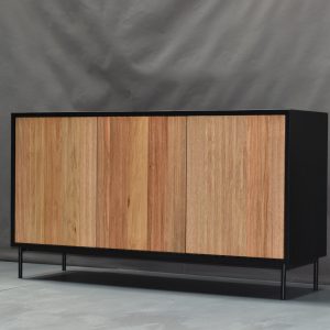 BUFFET NEGRO AMÉLIE BLACK 3P PATA REDONDA